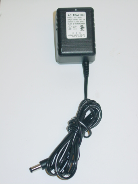 NEW Anoma Electric AEC-3575A AC Adapter 7.5V 300mA AEC3575A - Click Image to Close